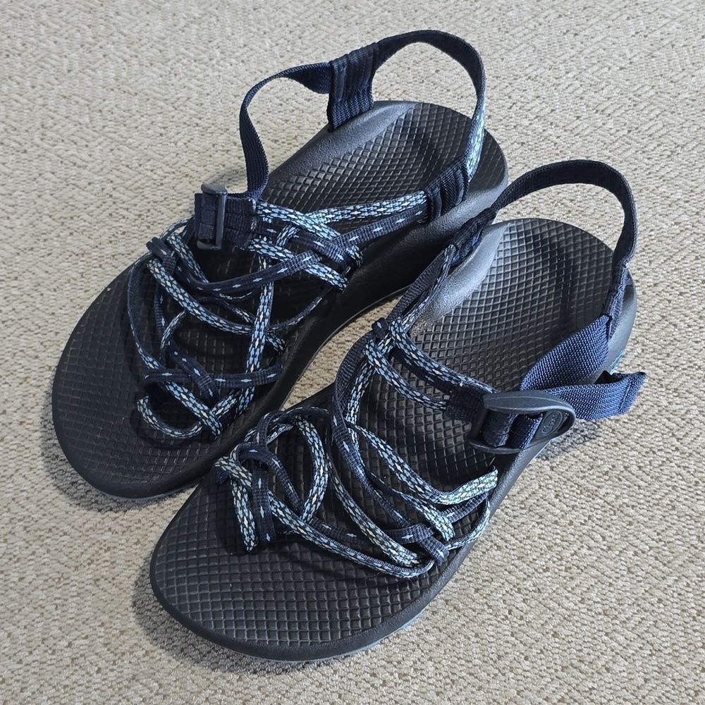 Chaco ZX/3 Classic Hollow Eclipse J106588 Blue Performance Sandals - Size 7